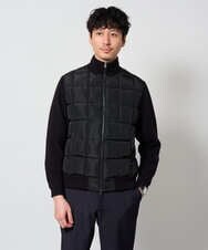 KHJLD31189 a.v.v MEN(アー・ヴェ・ヴェ) ドッキングデザインブルゾン ブラック