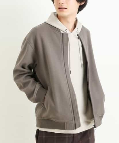 KHJLP30099 a.v.v MEN 【S-XXL】起毛ジャージーリブブルゾン