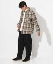 KHJLS27079 a.v.v MEN(アー・ヴェ・ヴェ) 【洗濯機で洗える】ツイードＣＰＯジャケット グレー