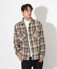 KHJLS27079 a.v.v MEN(アー・ヴェ・ヴェ) 【洗濯機で洗える】ツイードＣＰＯジャケット グレー