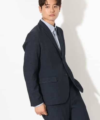 KHJLS30119 a.v.v MEN 【新作/洗濯機で洗える】裏起毛デニムライクシェイプジャケット