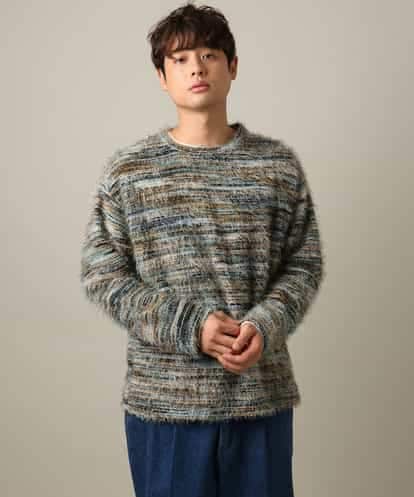 KHKAA64089 a.v.v MEN 【洗濯機で洗える】ミックスシャギーワイドシルエットプルオーバー