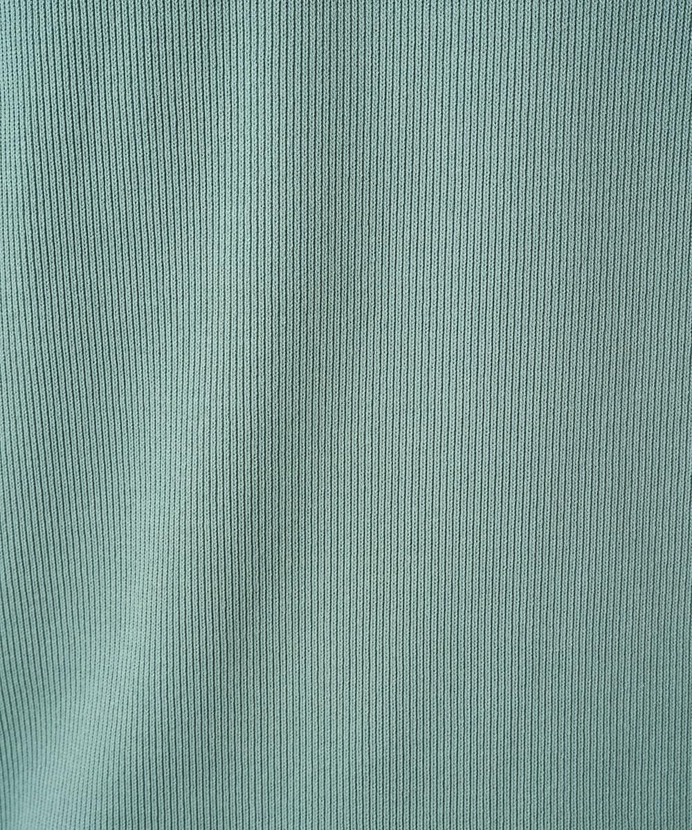 KHKAD51049 a.v.v MEN(アー・ヴェ・ヴェ) 【イージーケア/洗濯機で洗える】畔裏起毛フェイクレイヤードカットソー グリーン