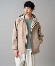 KHKAD51049 a.v.v MEN(アー・ヴェ・ヴェ) 【イージーケア/洗濯機で洗える】畔裏起毛フェイクレイヤードカットソー グリーン