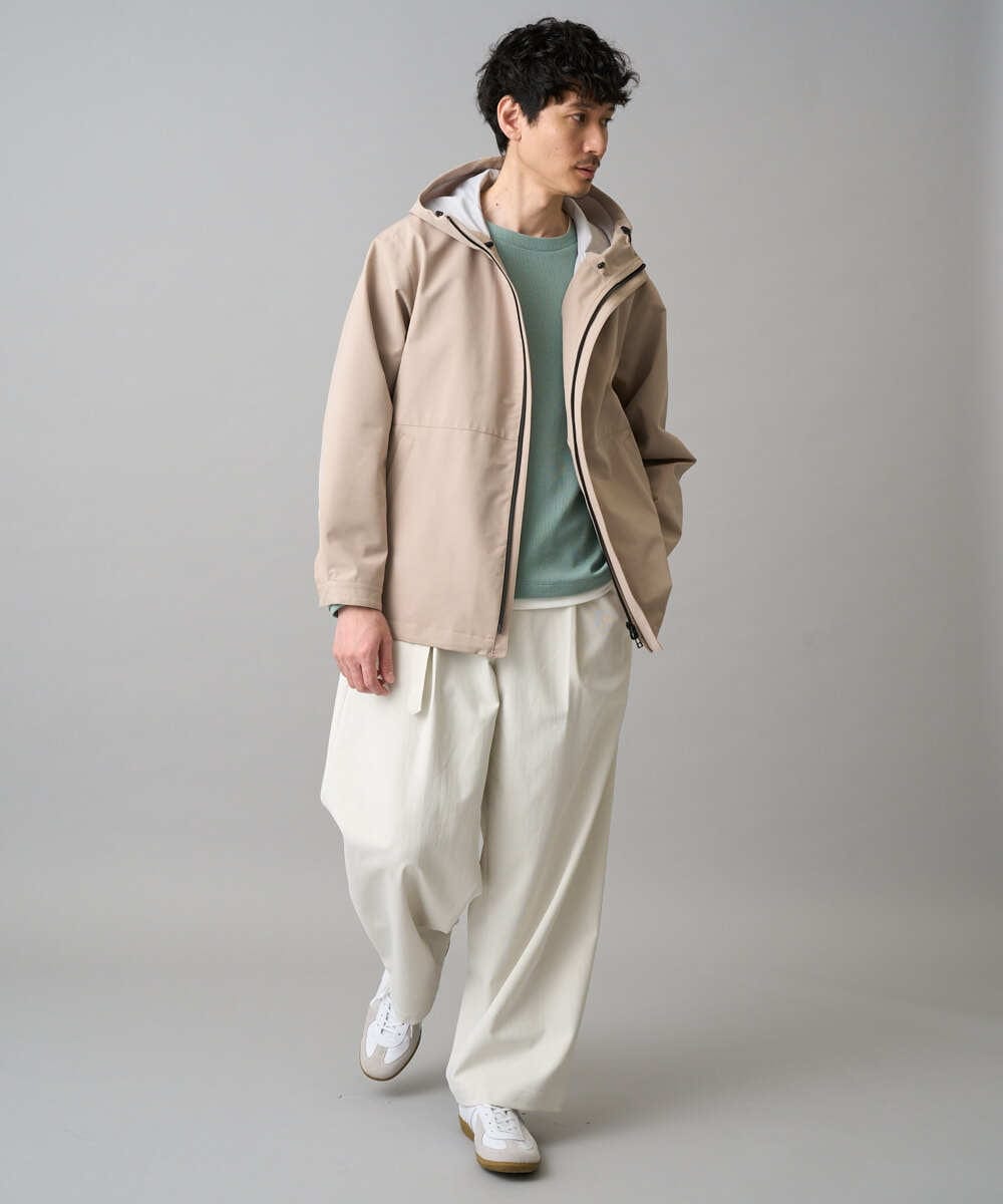 イージーケア/洗濯機で洗える】畔裏起毛フェイクレイヤードカットソー