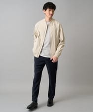 KHKAD51049 a.v.v MEN(アー・ヴェ・ヴェ) 【イージーケア/洗濯機で洗える】畔裏起毛フェイクレイヤードカットソー ライトグレー