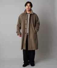 KHKAD52064 a.v.v MEN(アー・ヴェ・ヴェ) 【洗濯機で洗える】ツイードライクフリースプルオーバー グレー