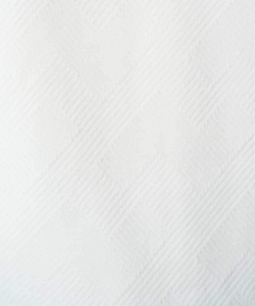 KHKAD62049 a.v.v MEN(アー・ヴェ・ヴェ) 【洗濯機で洗える】モール幾何ジャカードクルーネックプルオーバー ライトグレー