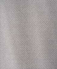 KHKAD62049 a.v.v MEN(アー・ヴェ・ヴェ) 【洗濯機で洗える】モール幾何ジャカードクルーネックプルオーバー ライトグレー