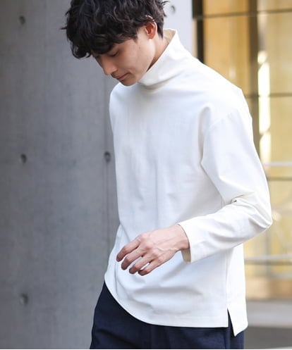KHKAV54034 a.v.v MEN ポンチハイネックカットソー