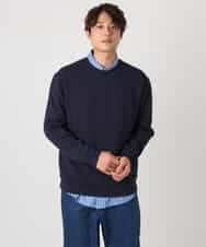KHKEA03049 a.v.v MEN(アー・ヴェ・ヴェ) 【毛玉になりにくい】なめらかダンボール クルーネックスウェット ライトグレー