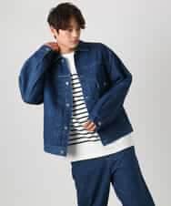 KHKEA06049 a.v.v MEN(アー・ヴェ・ヴェ) 【大人ボーダー】パネルボーダーカットソー ネイビー