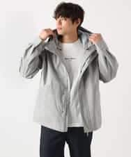 KHKEA07034 a.v.v MEN(アー・ヴェ・ヴェ) 【コットン100％】ミニロゴプリントロングTシャツ ダークグレー