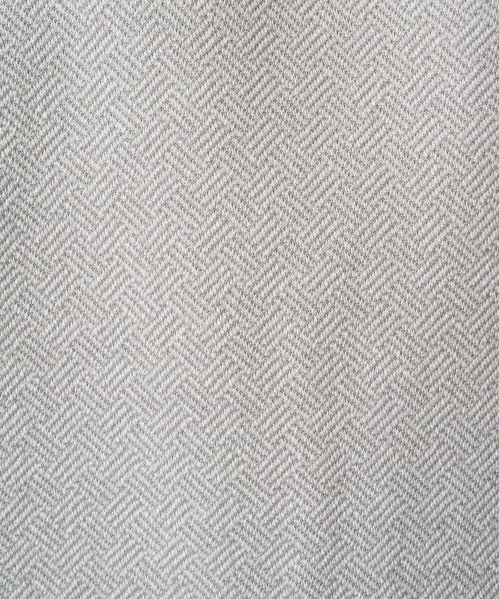 KHKED04049 a.v.v MEN(アー・ヴェ・ヴェ) 【イージーケア/洗濯機で洗える/毛玉になりにくい】変形ヘリンボンフェイクレイヤードカットソー グレー