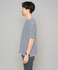 KHKED06049 a.v.v MEN(アー・ヴェ・ヴェ) 【洗濯機で洗える】ベーシックボーダーカットソー ネイビー