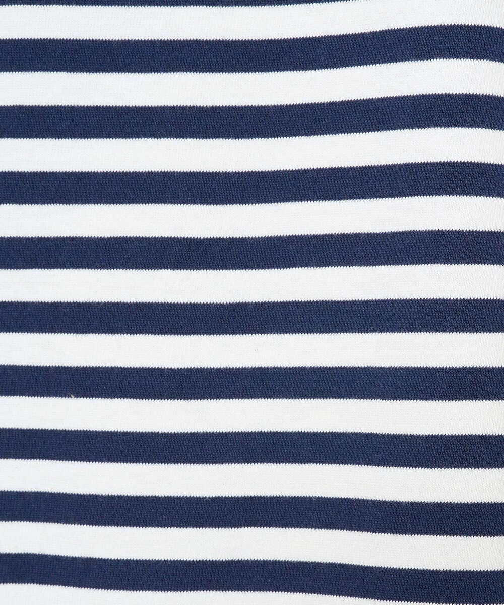 KHKED06049 a.v.v MEN(アー・ヴェ・ヴェ) 【洗濯機で洗える】ベーシックボーダーカットソー ネイビー