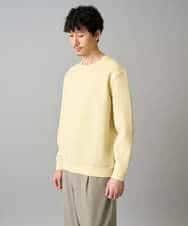 KHKED08059 a.v.v MEN(アー・ヴェ・ヴェ) 【イージーケア/洗濯機で洗える/毛玉になりにくい/ストレッチ】サッカーダンボールプルオーバー ライトグレー