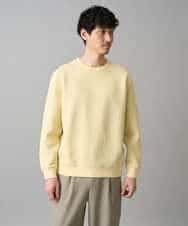 KHKED08059 a.v.v MEN(アー・ヴェ・ヴェ) 【イージーケア/洗濯機で洗える/毛玉になりにくい/ストレッチ】サッカーダンボールプルオーバー ライトグレー