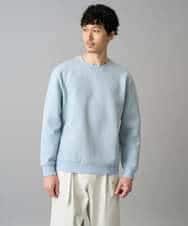 KHKED08059 a.v.v MEN(アー・ヴェ・ヴェ) 【イージーケア/洗濯機で洗える/毛玉になりにくい/ストレッチ】サッカーダンボールプルオーバー ライトグレー