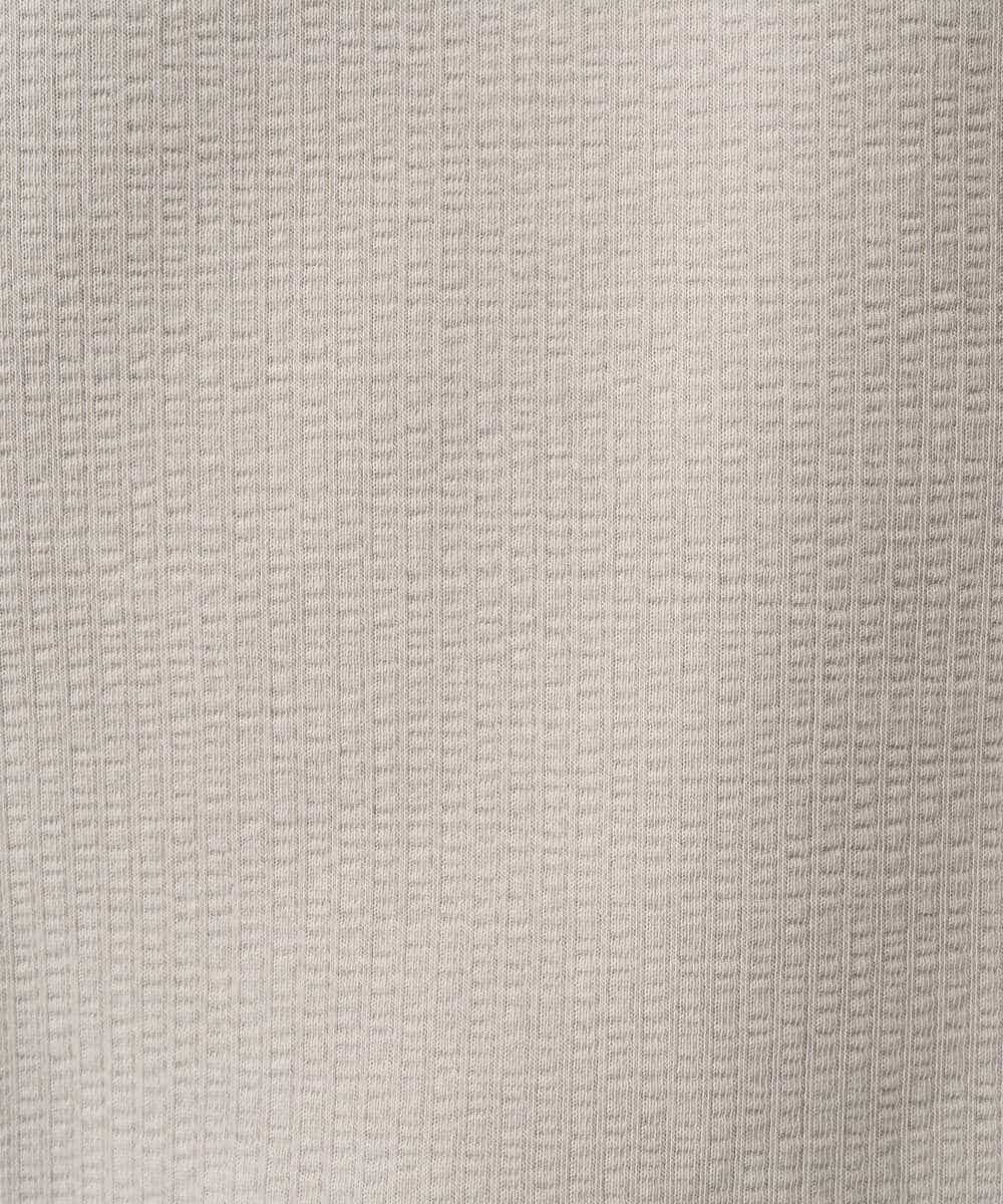 KHKED08059 a.v.v MEN(アー・ヴェ・ヴェ) 【イージーケア/洗濯機で洗える/毛玉になりにくい/ストレッチ】サッカーダンボールプルオーバー ライトグレー