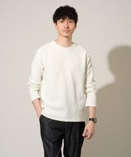 KHKED09049 a.v.v MEN(アー・ヴェ・ヴェ) 【イージーケア/洗濯機で洗える】キカフクレジャカードプルオーバー ホワイト