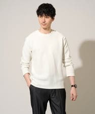 KHKED09049 a.v.v MEN(アー・ヴェ・ヴェ) 【イージーケア/洗濯機で洗える】キカフクレジャカードプルオーバー ライトグレー