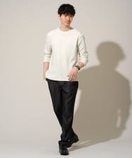 KHKED09049 a.v.v MEN(アー・ヴェ・ヴェ) 【イージーケア/洗濯機で洗える】キカフクレジャカードプルオーバー ライトグレー