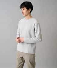 KHKED09049 a.v.v MEN(アー・ヴェ・ヴェ) 【イージーケア/洗濯機で洗える】キカフクレジャカードプルオーバー ライトグレー