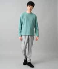 KHKED09049 a.v.v MEN(アー・ヴェ・ヴェ) 【イージーケア/洗濯機で洗える】キカフクレジャカードプルオーバー ライトグレー