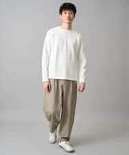 KHKED09049 a.v.v MEN(アー・ヴェ・ヴェ) 【イージーケア/洗濯機で洗える】キカフクレジャカードプルオーバー ライトグレー