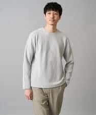 KHKED09049 a.v.v MEN(アー・ヴェ・ヴェ) 【イージーケア/洗濯機で洗える】キカフクレジャカードプルオーバー ライトグレー