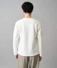 KHKED09049 a.v.v MEN(アー・ヴェ・ヴェ) 【イージーケア/洗濯機で洗える】キカフクレジャカードプルオーバー ライトグレー