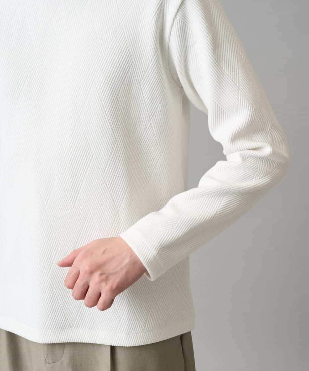 KHKED09049 a.v.v MEN(アー・ヴェ・ヴェ) 【イージーケア/洗濯機で洗える】キカフクレジャカードプルオーバー ライトグレー