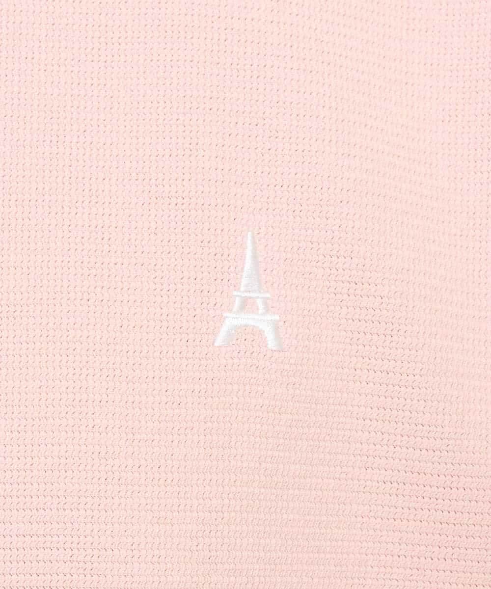 KHKED10044 a.v.v MEN(アー・ヴェ・ヴェ) 【イージーケア/洗濯機で洗える/毛玉になりにくい】アゼダブルフェイス1ポイント刺繍カットソー ライトグレー