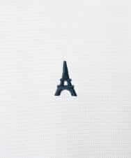 KHKED10044 a.v.v MEN(アー・ヴェ・ヴェ) 【イージーケア/洗濯機で洗える/毛玉になりにくい】アゼダブルフェイス1ポイント刺繍カットソー ライトグレー