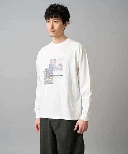 KHKED11049 a.v.v MEN フォトプリントワイドシルエットカットソー