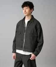 KHKED11049 a.v.v MEN(アー・ヴェ・ヴェ) フォトプリントワイドシルエットカットソー ライトグレー