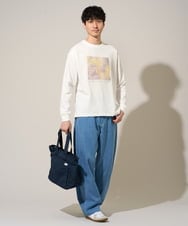 KHKED12049 a.v.v MEN(アー・ヴェ・ヴェ) フォトグラファーコラボ ワイドシルエットカットソー ホワイト