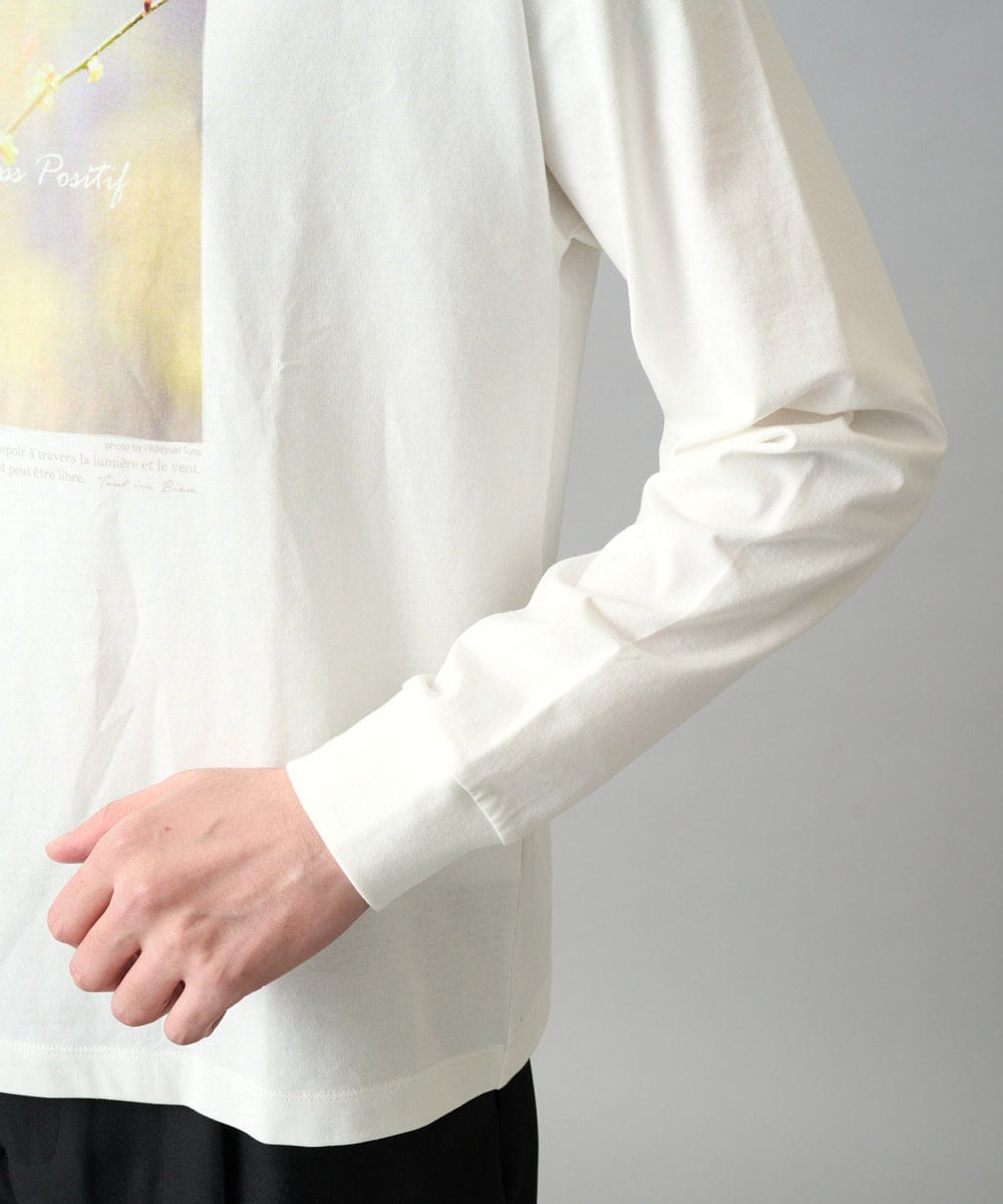 KHKED12049 a.v.v MEN(アー・ヴェ・ヴェ) フォトグラファーコラボ ワイドシルエットカットソー ダークグレー