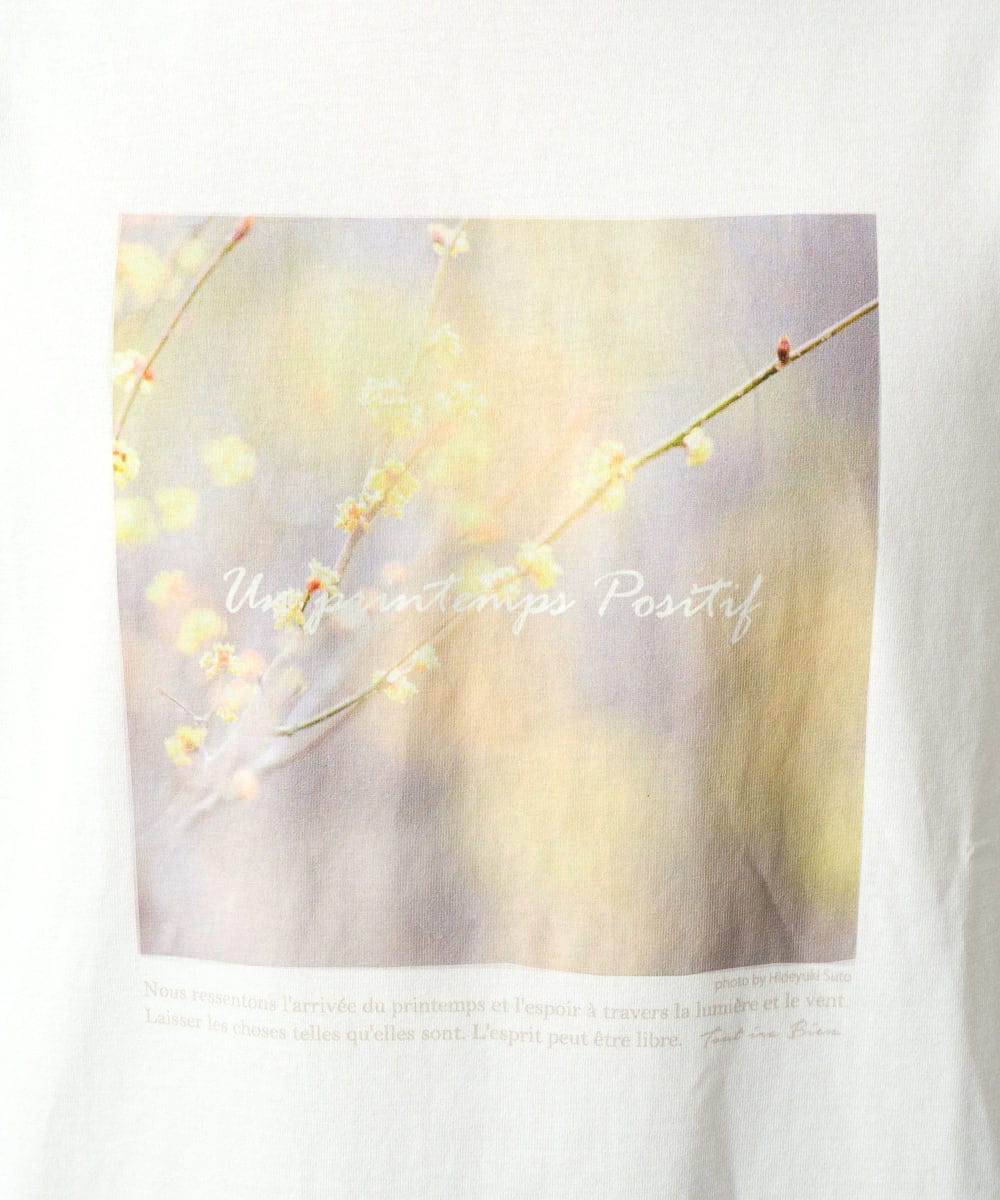 KHKED12049 a.v.v MEN(アー・ヴェ・ヴェ) フォトグラファーコラボ ワイドシルエットカットソー ダークグレー