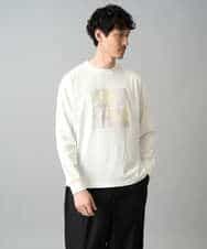 KHKED12049 a.v.v MEN(アー・ヴェ・ヴェ) フォトグラファーコラボ ワイドシルエットカットソー ホワイト