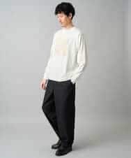 KHKED12049 a.v.v MEN(アー・ヴェ・ヴェ) フォトグラファーコラボ ワイドシルエットカットソー ダークグレー