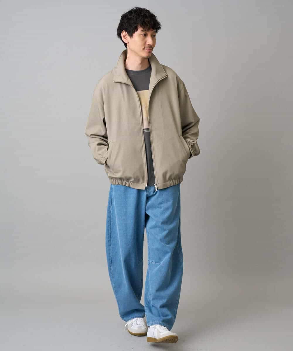 KHKED12049 a.v.v MEN(アー・ヴェ・ヴェ) フォトグラファーコラボ ワイドシルエットカットソー ダークグレー