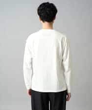 KHKED12049 a.v.v MEN(アー・ヴェ・ヴェ) フォトグラファーコラボ ワイドシルエットカットソー ダークグレー