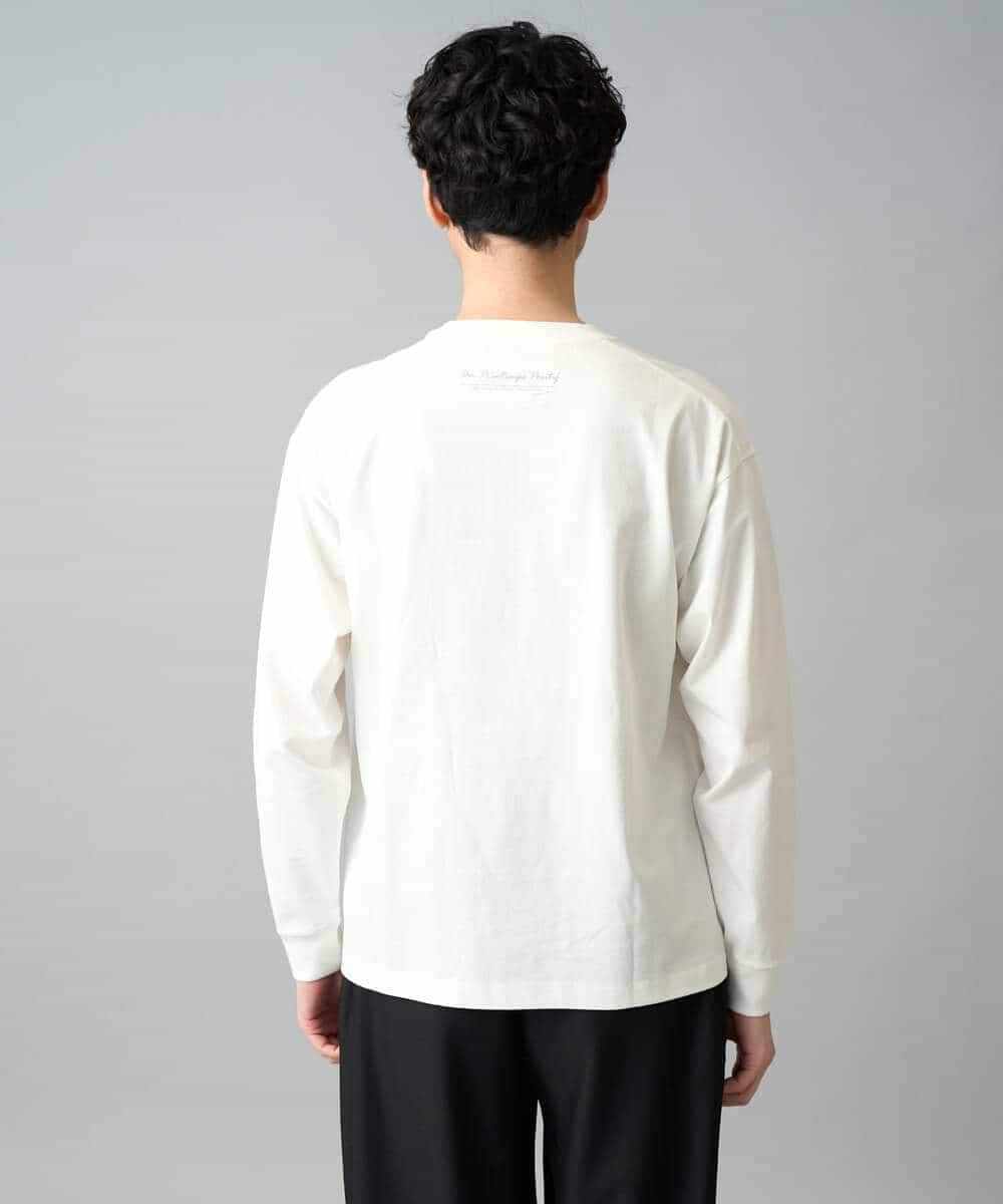 KHKED12049 a.v.v MEN(アー・ヴェ・ヴェ) フォトグラファーコラボ ワイドシルエットカットソー ダークグレー