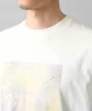 KHKED12049 a.v.v MEN(アー・ヴェ・ヴェ) フォトグラファーコラボ ワイドシルエットカットソー ダークグレー