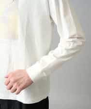 KHKED12049 a.v.v MEN(アー・ヴェ・ヴェ) フォトグラファーコラボ ワイドシルエットカットソー ダークグレー