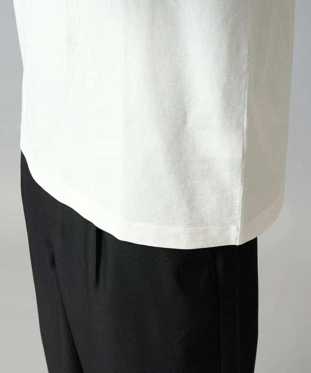 KHKED12049 a.v.v MEN(アー・ヴェ・ヴェ) フォトグラファーコラボ ワイドシルエットカットソー ダークグレー