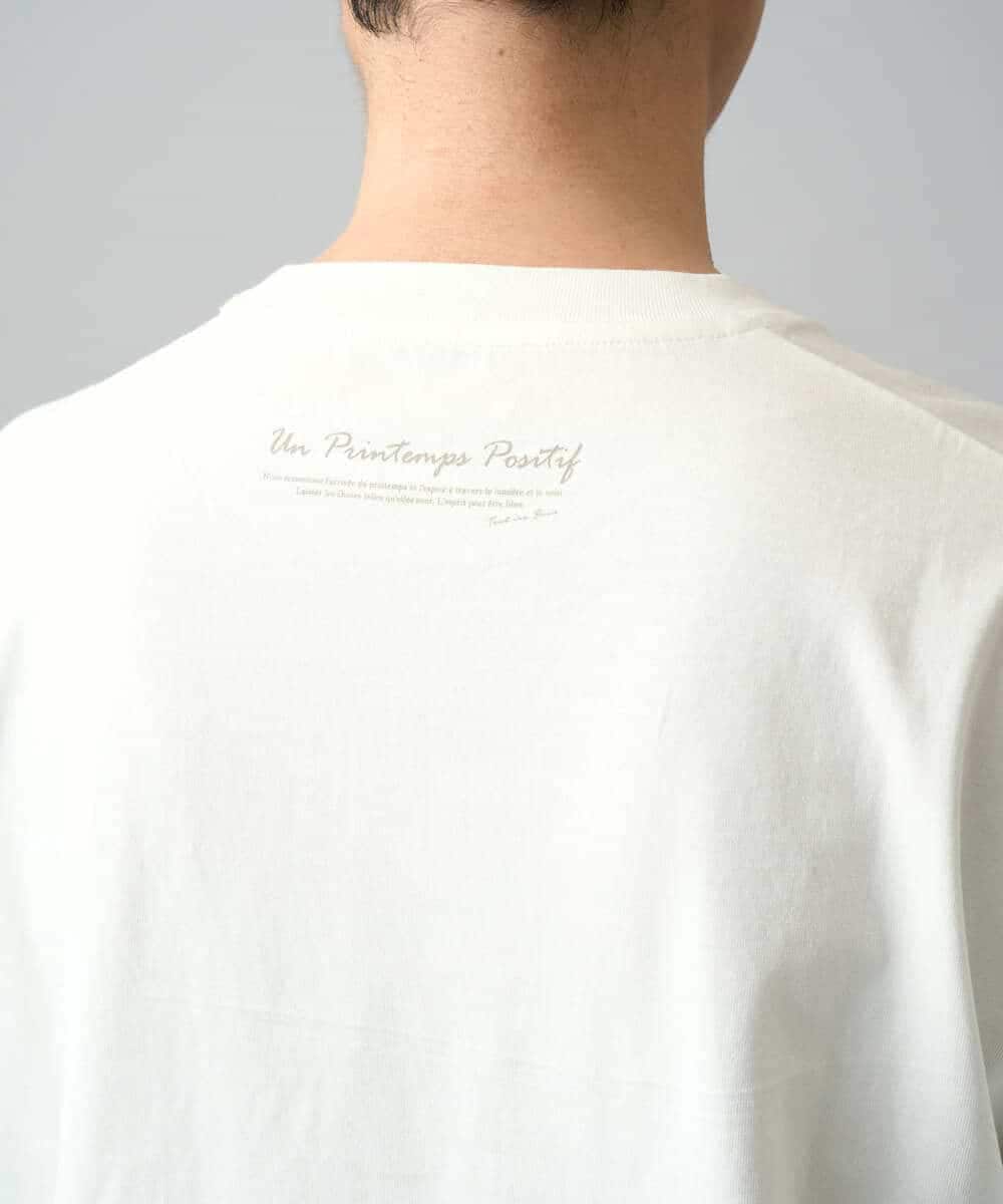 KHKED12049 a.v.v MEN(アー・ヴェ・ヴェ) フォトグラファーコラボ ワイドシルエットカットソー ダークグレー