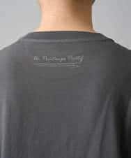 KHKED12049 a.v.v MEN(アー・ヴェ・ヴェ) フォトグラファーコラボ ワイドシルエットカットソー ダークグレー